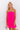 Paris Dreamer Pleated Dress In Hot Pink