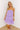 Paris Dreamer Pleated Dress In Lavender