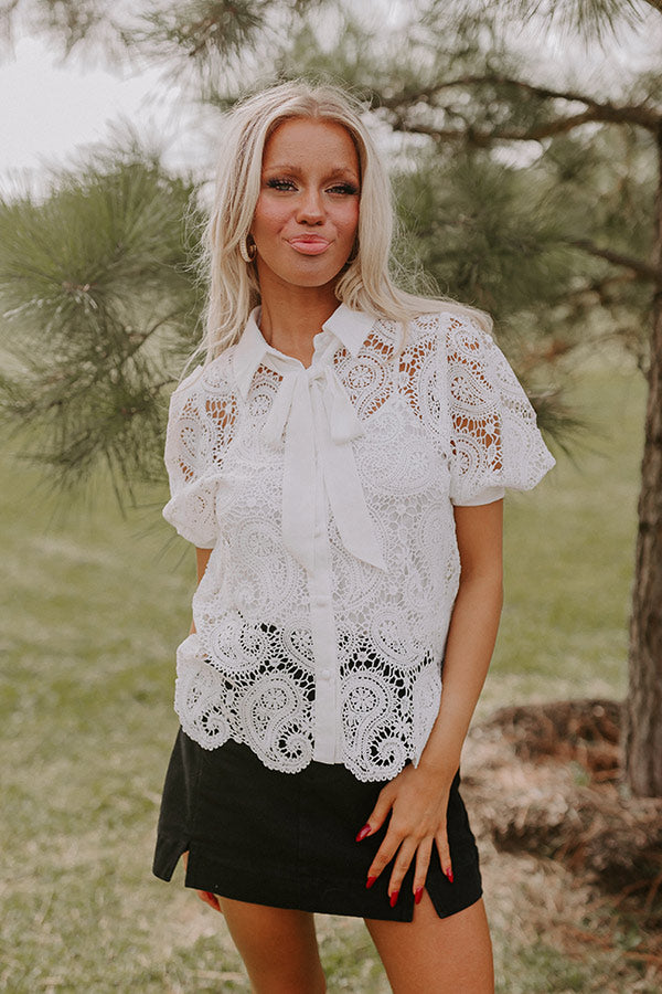 The Palmer Crochet Top