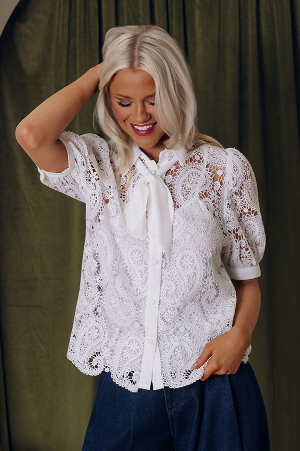 The Palmer Crochet Top Image - 2