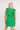 Passing Through Town Button Up Dress In Kelly Green