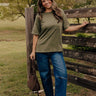 Chic And Sincere Shift Tee In Olive Image - 1