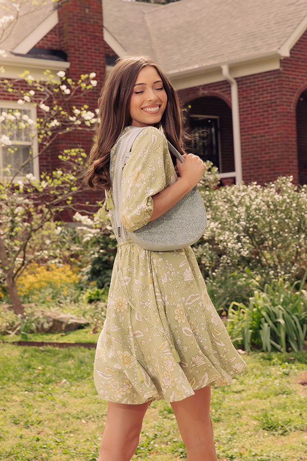 Better Off In Bali Floral Mini Dress Image - 2