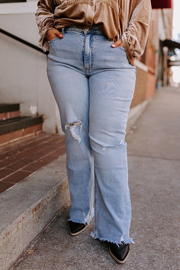 The Cailyn High Waist Straight Leg Jean Curves