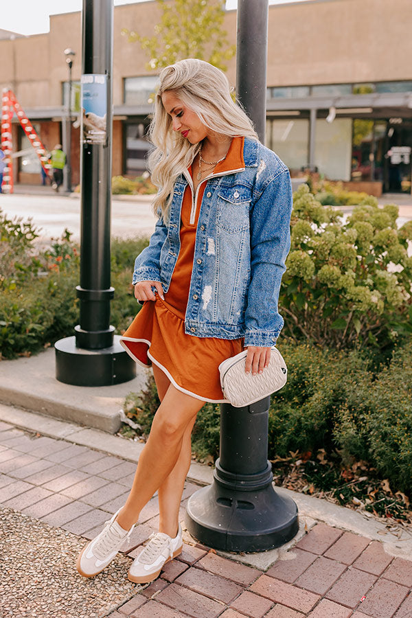 The Biana Distressed Denim Jacket