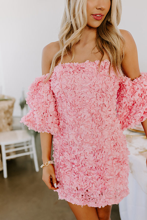 Expect First Class Mini Dress in Pink