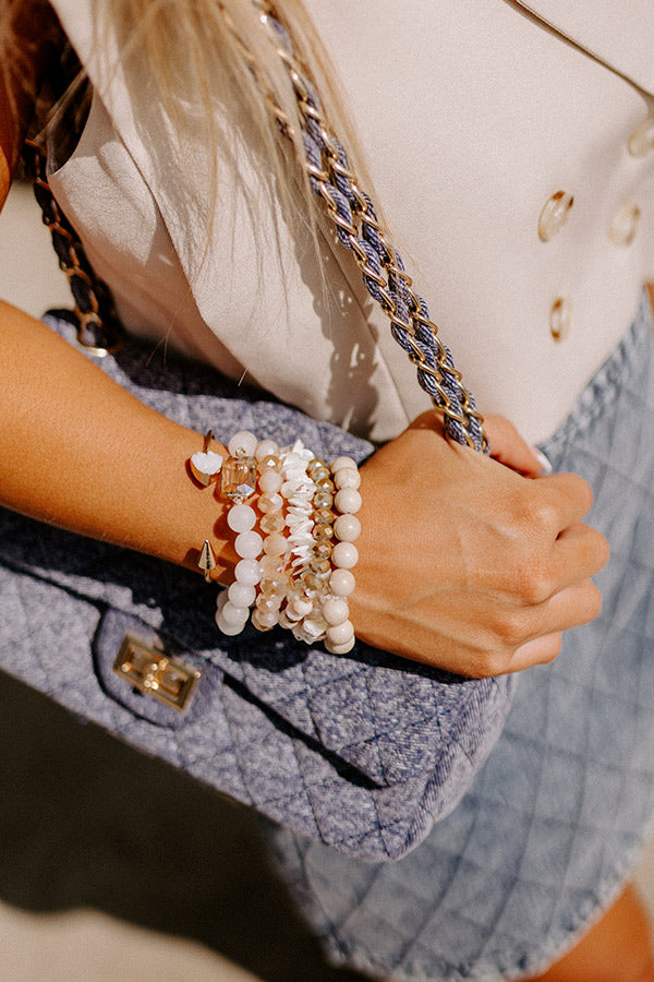 Totally Darling Semi Precious Bracelet Set