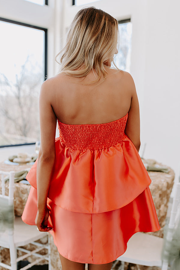 Elite Elegance Mini Dress in Coral Impressions Online Boutique Elite Elegance Mini Dress in Coral Impressions Online Boutique
