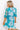 Easily Enchanted Pleated Dress In Turquoise