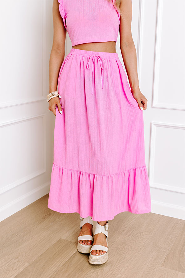 Al Fresco Fling Maxi Skirt