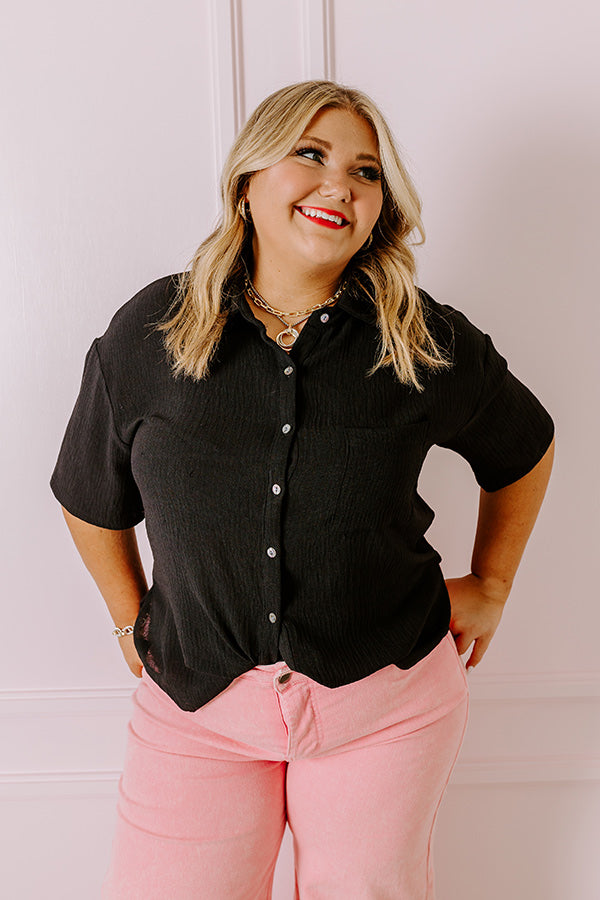 Chill Touch Button Up Top Curves