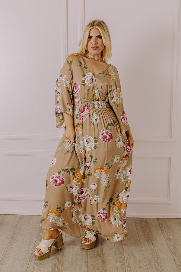 Change It Up Floral Maxi Curves