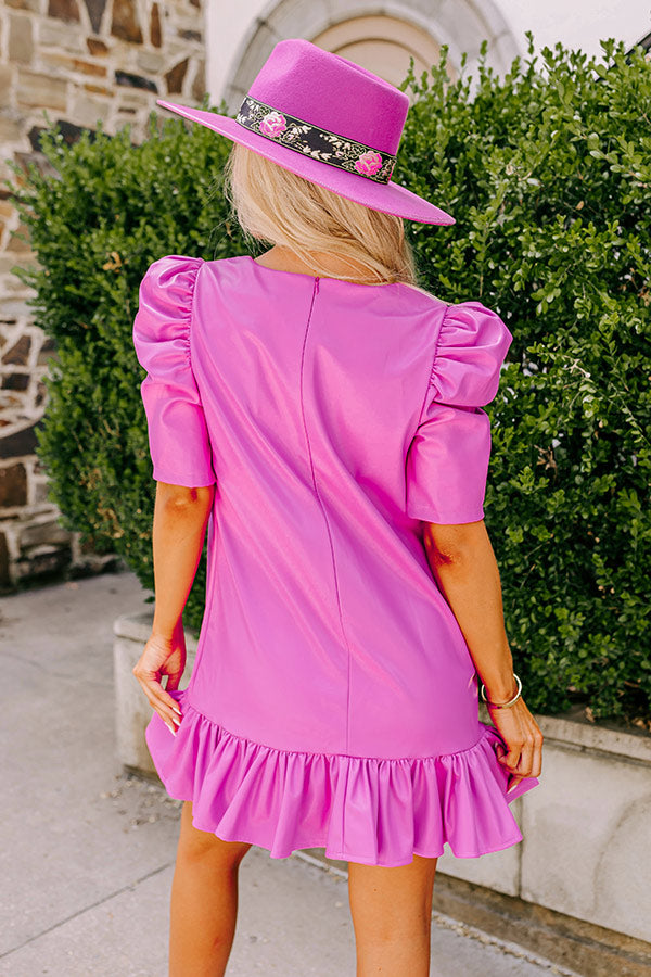 Stylish Setting Faux Leather Mini Dress in Pink Impressions Online Boutique Stylish Setting Faux Leather Mini Dress in Pink Impressions Online Boutique