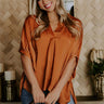 New To Town Shift Top In Camel Image - 1