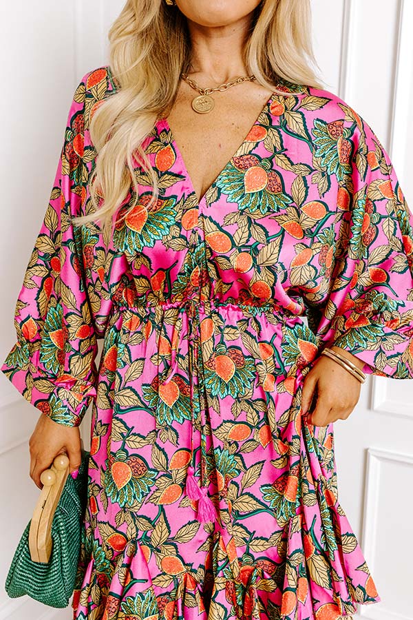 Dapper Dreams Floral Mini Dress Curves