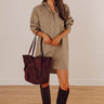 Major Icon Tunic Dress In Sage Image - 1
