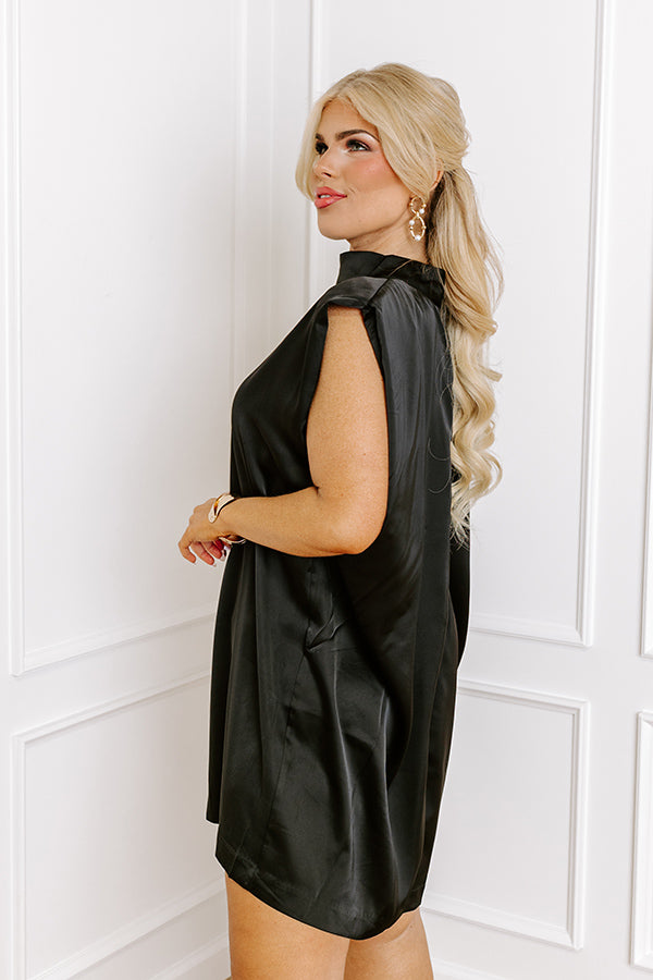 charisma mini dress - black CHARISMA DRESS Black