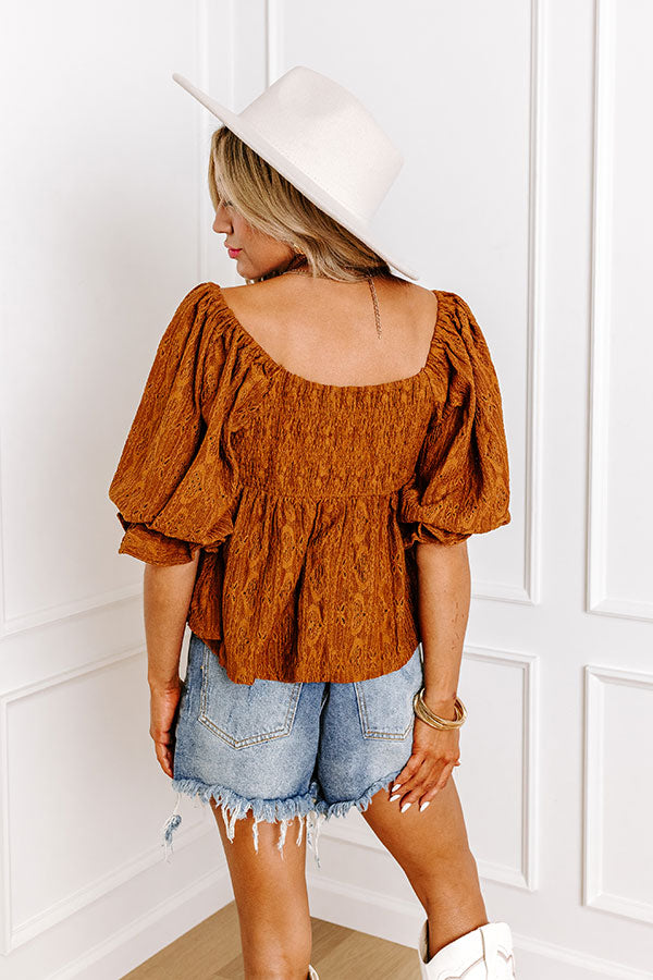 Afternoon Date Babydoll Top