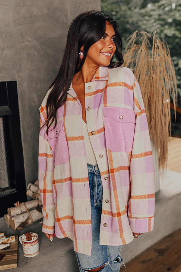 Coziest Place Plaid Jacket