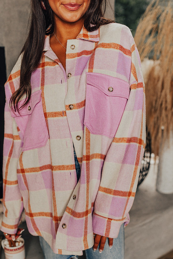 Coziest Place Plaid Jacket