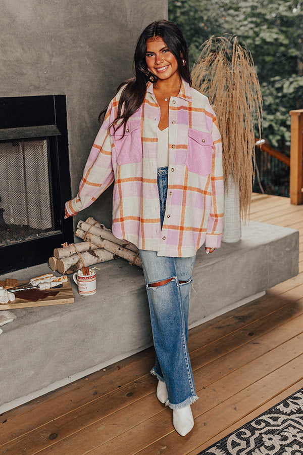 Coziest Place Plaid Jacket