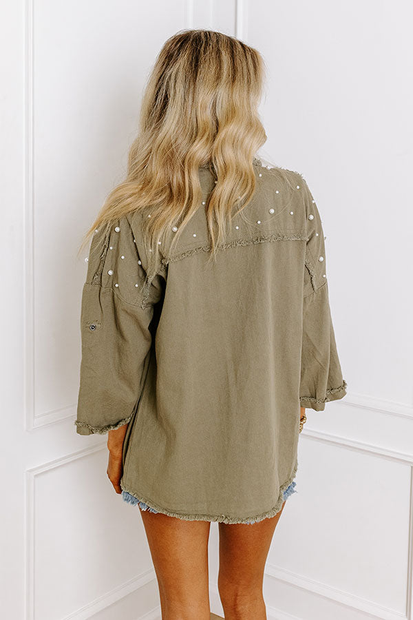 Meant To Appeal Embellished Button Up