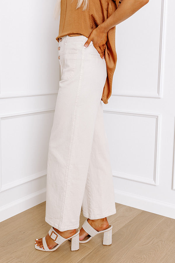 The Adele High Waist Jean In Cream