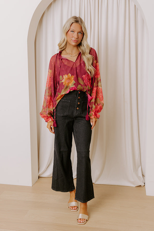 The Adele High Waist Jean In Black