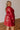  crimson Mostly Amused Faux Leather Dress in Crimson Curves 