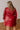  crimson Mostly Amused Faux Leather Dress in Crimson Curves 