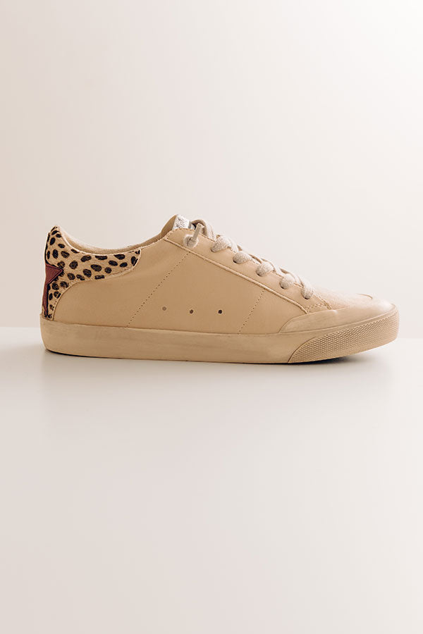 The Mina Vintage Faux Leather Sneaker