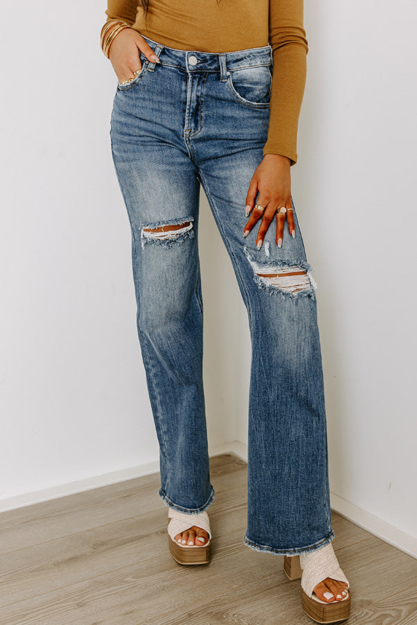 Risen Miranda High Waist Straight Leg Jean