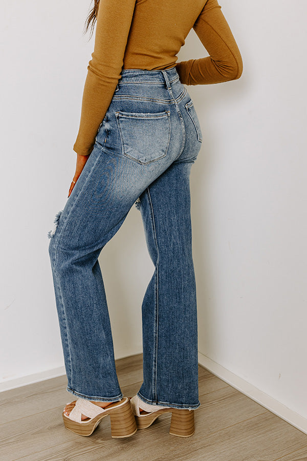 Risen Miranda High Waist Straight Leg Jean