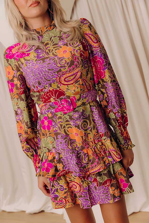 Brunch Plans Floral Dress Image - 2