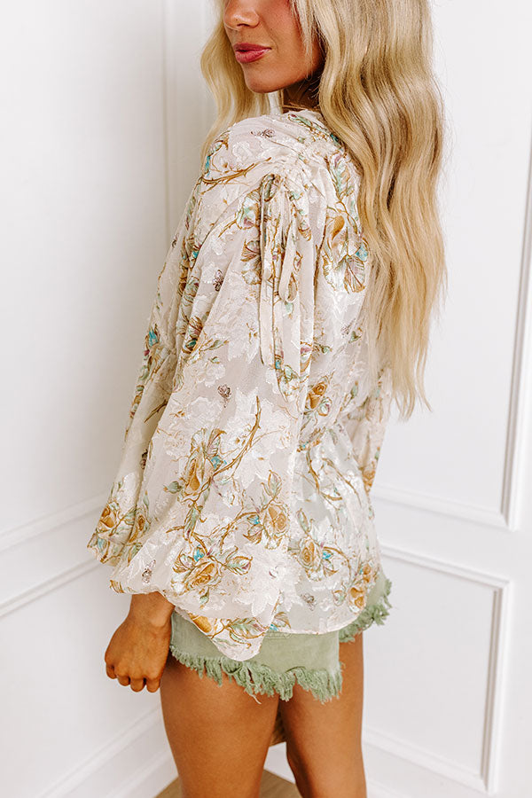 Sweetest Anticipation Floral Top