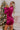 Fashionably Late Velvet Mini Dress In Fuchsia