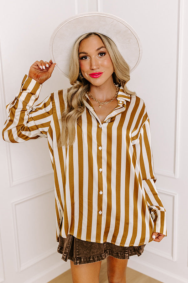 Always On The VIP List Stripe Top