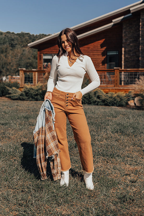 The McKenzie High Waist Jean In Camel