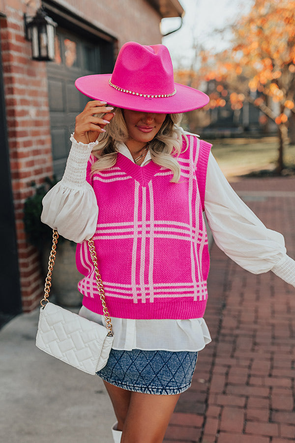 Waited For Your Call Sweater Vest