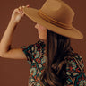 Front Porch Swinging Felt Fedora in Iced Mocha Image - 1