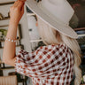 Front Porch Swinging Felt Fedora in Ivory Image - 1