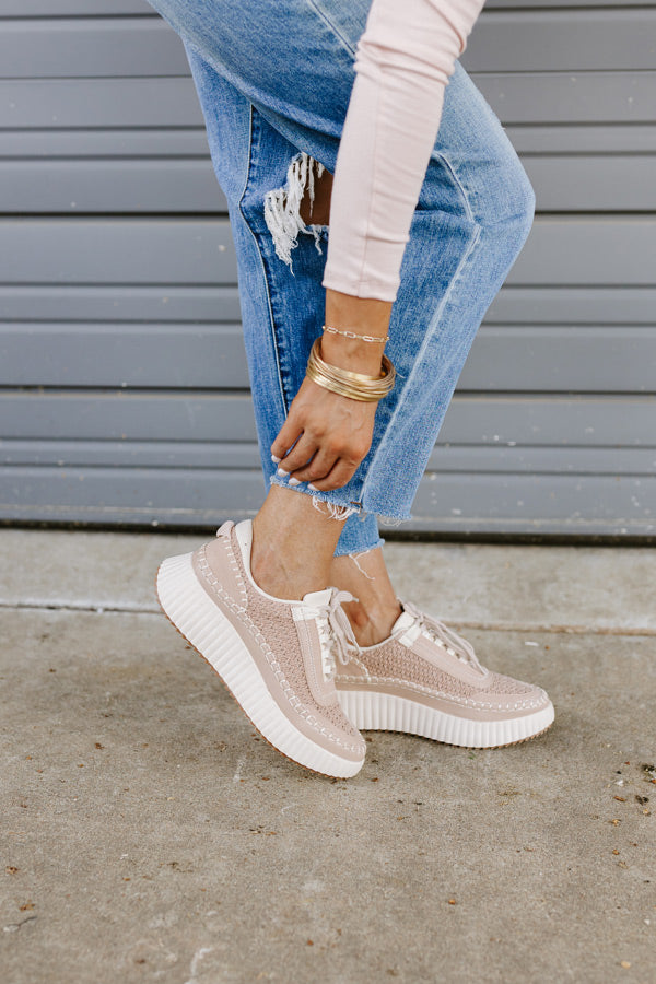 The Sean Platform Sneaker In Blush