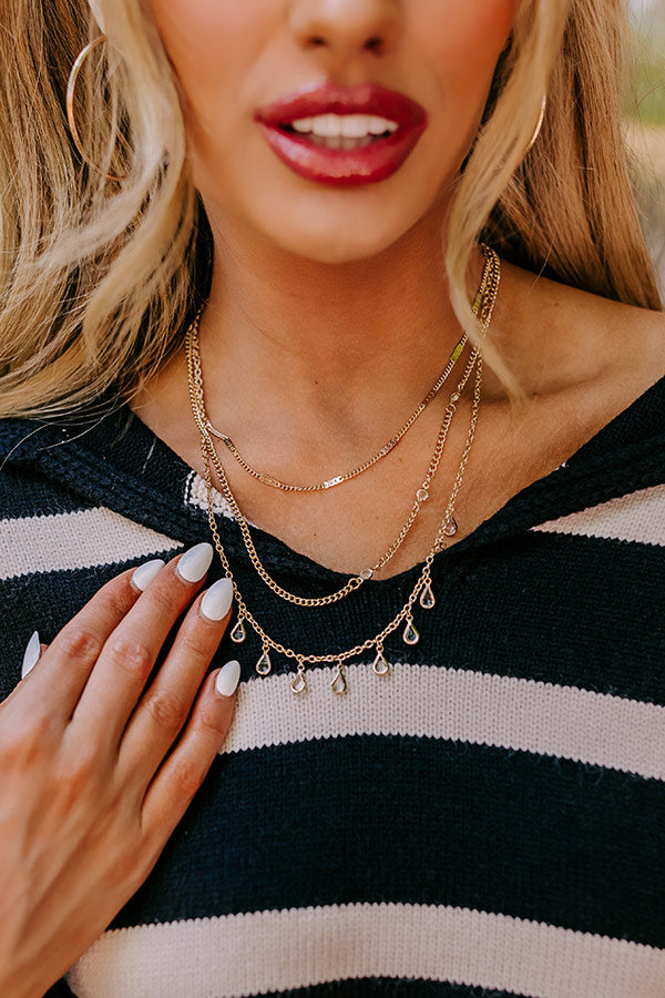 Naturally Radiant Layered Necklace In Gold Image - 2
