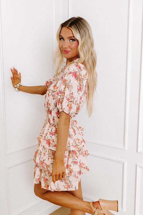 Feel The Romance Floral Mini Dress