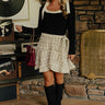Penthouse Promises Tweed Wrap Skirt Image - 1