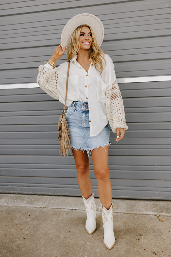 Woodland Wonderful Knit Button Up