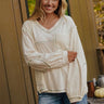 Manifest It Waffle Knit Top Image - 1