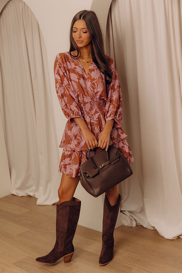 Flirtatious Outing Floral Mini Dress Image - 2