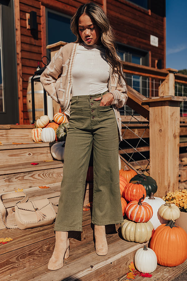 The Adele High Waist Jean In Sage