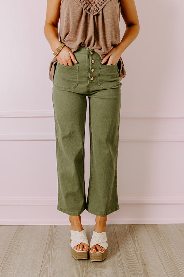 The Adele High Waist Jean In Sage   